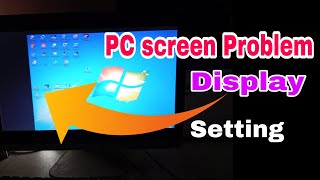 pc screen resolution problem windows 7