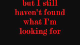 I still haven&#39;t found what I&#39;m looking for by disturbed