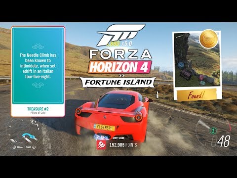Forza Horizon 4 Fortune Island TREASURE #2 Found! 4K 60fps Gameplay Walkthrough