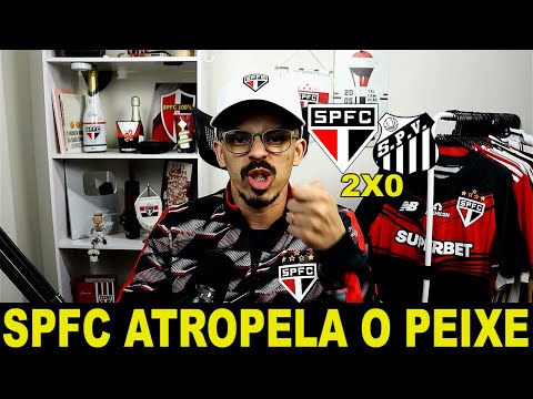 SPECTACULAR VICTORY!!! SPFC CRUSHED THE SARDINES! SÃO PAULO 2X0 SANTOS - POST-GAME BRAZILIAN CHAM...