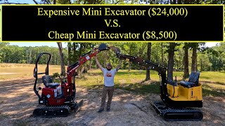 Cheap Mini Excavator VS Expensive Mini Excavator