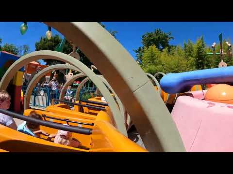 Onride: 'Slinky dog zigzag spin' 🐶 4K/POV 2022 - Walt disney studios park