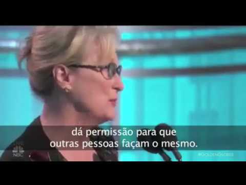Meryl Streep - Discurso no Globo de Ouro LEGENDADO 2017