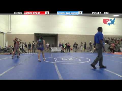 FILA Cadet 60 kg / 132.25 lbs. - Ashlynn Ortega vs. Samantha Ouye-gonzalez