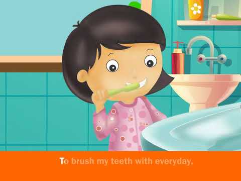 My Toothbrush | Junior KG Rhymes & Songs for Children I Animated I Little Mee Rhymes