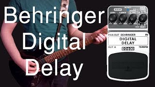 Video thumbnail for Behringer Digital Delay DD600 Demo by Poor Man Pedals