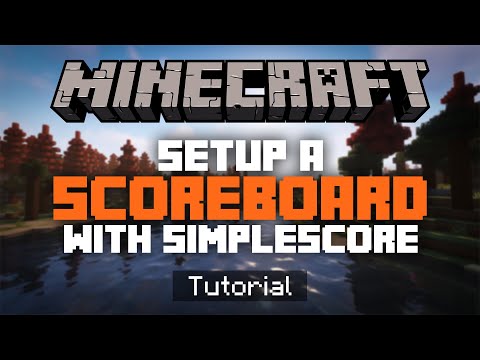 BEST Scoreboard Plugin For Your Minecraft Server (SimpleScore Tutorial)