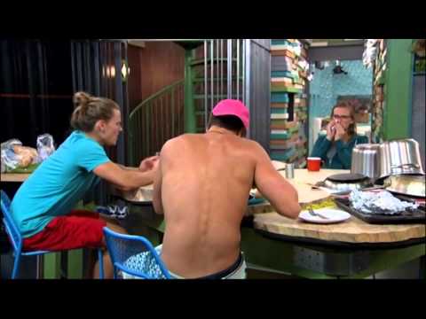 7/03 1:08am - Frankie Tries to Kiss Zach on the Neck