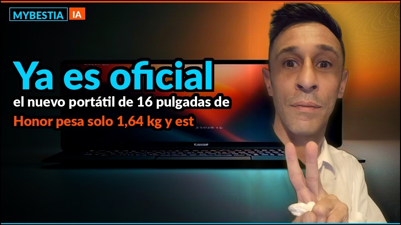 Honor 16" vs portátiles ligeros: 1.64 kg es récord
