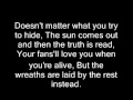 The Stranglers, Everybody loves you when your dead lyrics, In sync with song.