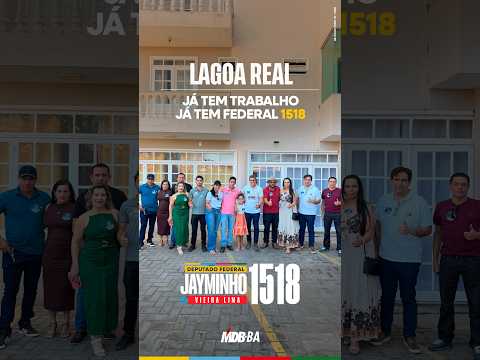 Lagoa Real já tem trabalho, já tem federal | Jayminho 1518 para Deputado Federal