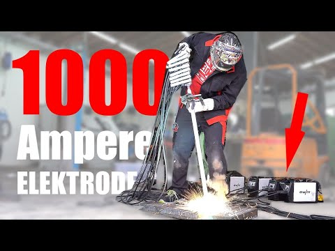1000 Ampere Elektrode - schweißen | Experiment