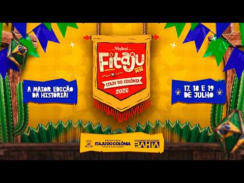 LANÇAMENTO OFICIAL DO FITAJU 2026 E PALMIRÃO - ITAJU DO COLÔNIA
