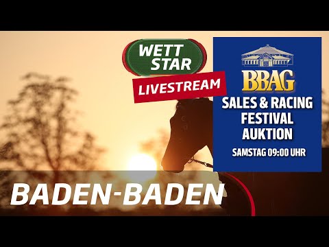 Livestream 15.10. Sales and Racing Auktion