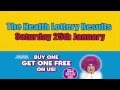 HEALTH LOTTERY RESULTS 25th January - YouTube