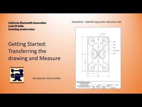 CBA Level III Grille - Coaching Session:  Measurements and Transfer of Grille drawing