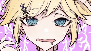 誰のせいでこんなに不安なの膨らんだ妄想が制御できない今の僕にはキャパオーバーで触られたく無いほっといてくれよ - あうわうわー! / 鏡音レン