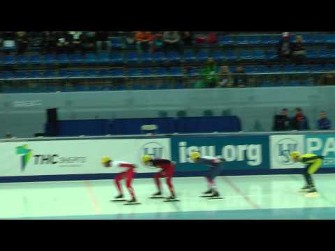 HAMELIN, SHI, FAUCONNET, LIFYRENKO. Short-Track ISU World Championship 2015 1000m Men
