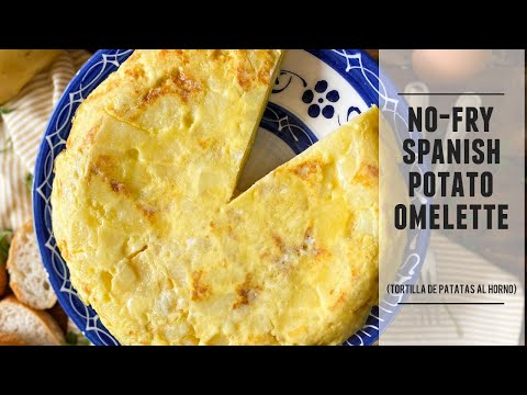 No-Fry Spanish Potato Omelette | Just 3 Ingredients & Easy to Make