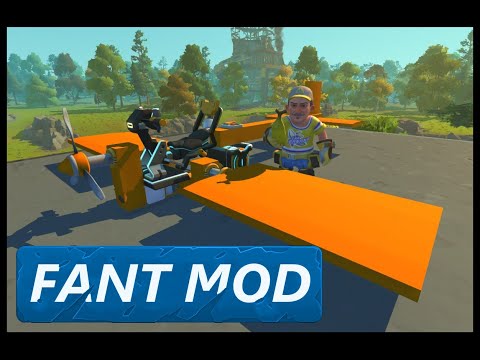 Scrap Mechanic Survival | How to Build a Fant Mod Plane - Basics