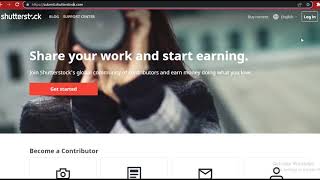 Earn Money Online by using Shutterstock Largest Platform to sell pictures online free