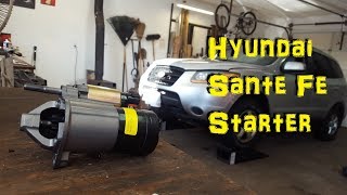 #DIY - Starter Replacment - 08 Hyundai Santa Fe 2.7L v6