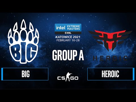 CS:GO - Heroic vs BIG [Nuke] Map 2 - IEM Katowice 2021 - Group A