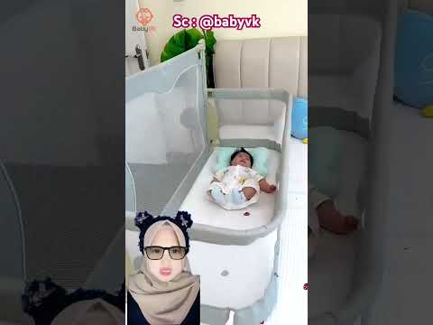 Tempat Bobo Bayi Biar Gak Jatuh 🤗😍 @babyvk