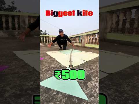 ₹5 normal kite v/s ₹500 biggest kite part-1