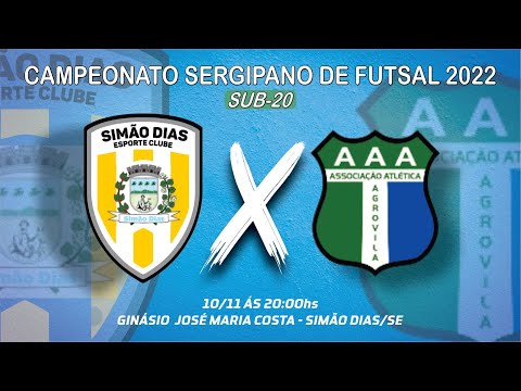 SIMÃO DIAS E.C x  AGROVILLA/CANINDÉ- CAMPEONATO SERGIPANO DE FUTSAL SUB-20 2022