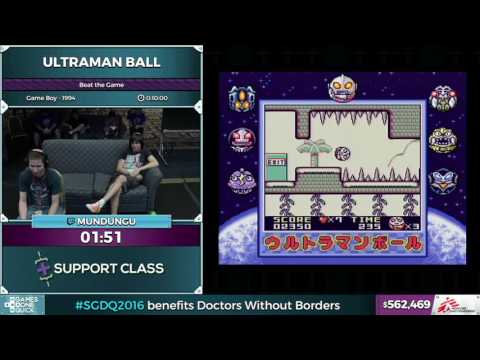 Ultraman Ball by Mundungu in 7:23 - SGDQ 2016 - Part 144