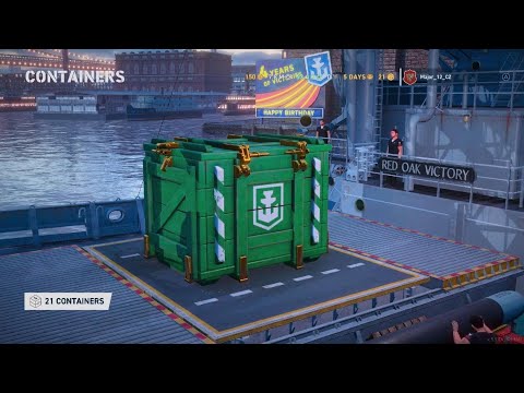 World of Warships - Opening 28 random containers