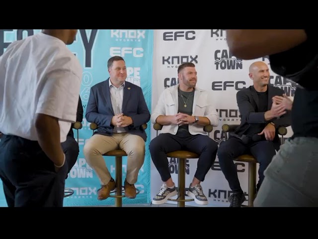MMAtown blog post image: EFC Knox Legacy Series Launches in Cape Town — Feb 26, 2026