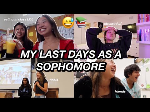 MY LAST DAYS AS A SOPHOMORE | finals, friends, & more!
