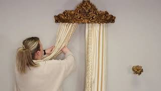 How to Hang a Wall Teester or Bed Crown