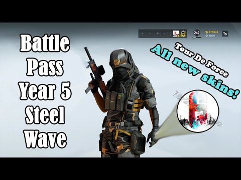 R6 Battle Pass Year 5 Season 2 Steel Wave  - Premium Battle Pass - Timeline for all - Ultra-settings