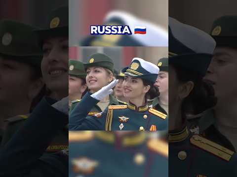 Army girls parade | Russia, China, Pakistan, India 🇮🇳 #army #parade #viralvideo #shorts #indianarmy