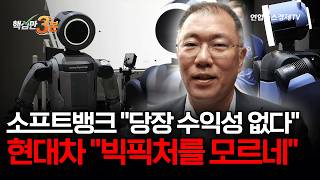 소프트뱅크 "당장 수익성 없다" 현대차 "빅픽처를 모르네"⎜핵심만 3분