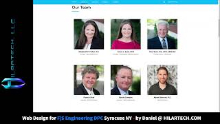 Engineering & Building Systems Web Design for FS Engineering DPC Syracuse NY by Daniel @ HILARTECH