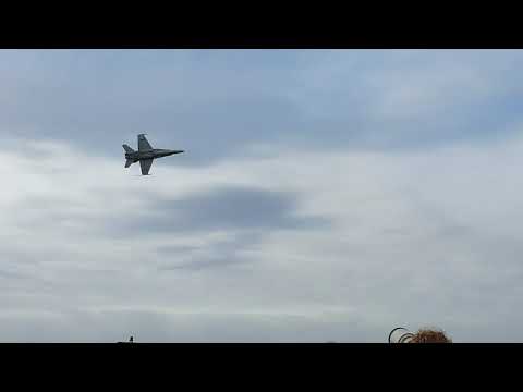 RAAF F/A-18A/B 'Classic' Hornet retirement flying display