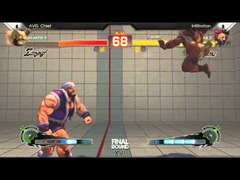 [FR 16 SSFIV AE] AVG Chief (Zangief) vs Infiltration (Akuma)