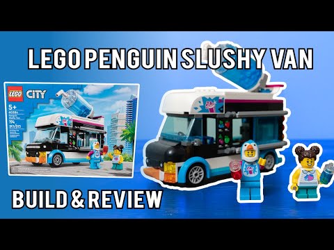 LEGO Penguin Slushy Van Set 60384 Build and Review! Perfect LEGO City Build