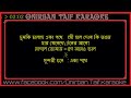 Chumki Choleche Eka Pothe By Pantho Kanai 【Bangla Karaoke With Lyrics】