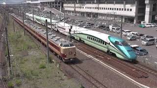 【併走】485系ラストランつばさ号・とれいゆつばさ号