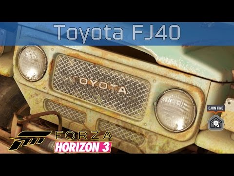 Forza Horizon 3 - Toyota FJ40 Barn Find Walkthrough [HD 1080P]