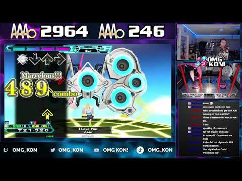OMG KON! | I Love You (S-EXPERT 16) PFC AAA 999,590 [DDR A20 PLUS]