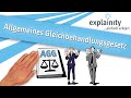 Allgemeines Gleichbehandlungsgesetz (AGG) einfach erklärt (explainity® Erklärvideo)