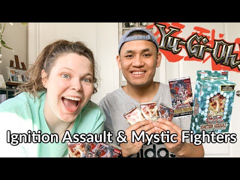 *YUGIOH IGNITION ASSAULT && MYSTIC FIGHTERS PACK OPENING*
