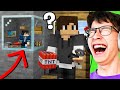 I Fooled My Friend With A TINY Secret Base In Minecraft
