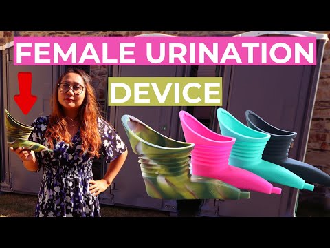 How to use DAMEPIPI, the new female urination device. (Pee standing up)